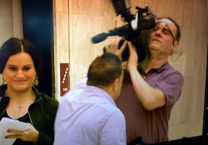 Joe Giudice and Cameraman