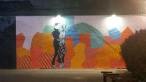 bachelor mural