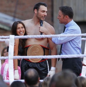 Semi-Exclusive... 51681497 'The Bachelorette 2015' starts filming episodes for the upcoming season in Los Angeles, California on March 15, 2015. Kaitlyn Bristowe, Chris Harrison and Laila Ali were on hand as the guys were put through a boxing match to decide who will get their shot with Kaitlyn. If one of the fights a contestant gets knocked out. 'The Bachelorette 2015' starts filming episodes for the upcoming season in Los Angeles, California on March 15, 2015. Kaitlyn Bristowe, Chris Harrison and Laila Ali were on hand as the guys were put through a boxing match to decide who will get their shot with Kaitlyn. If one of the fights a contestant gets knocked out. Pictured: Chris Harrison, Kaitlyn Bristowe FameFlynet, Inc - Beverly Hills, CA, USA - +1 (818) 307-4813