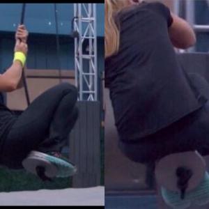 Vanessa butt on platform